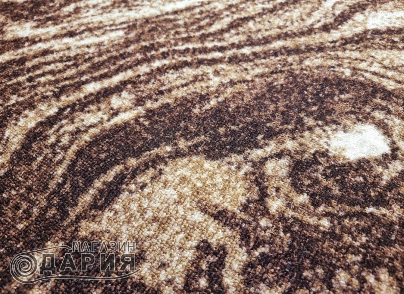 Мокетен килим ERIKA 8033 brown елипса
